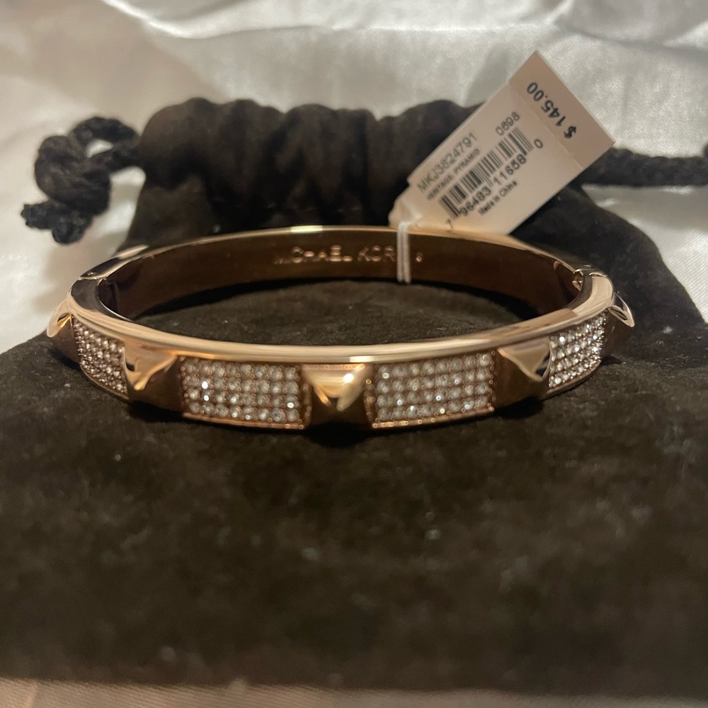 Michael Kors Rose Gold Studded Bracelet
